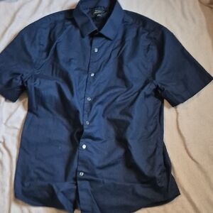Banana Republic Dark Blue Men's Button Down Shirt